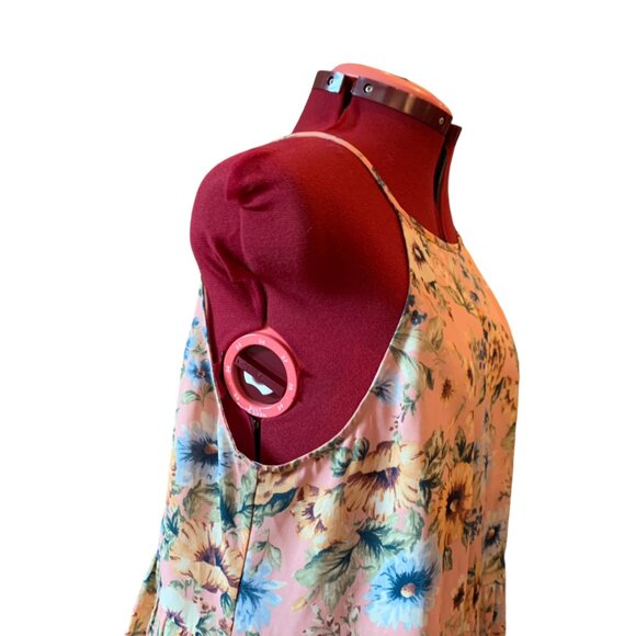 CHENAULT - Floral pink ruffle camisole - Picture 7 of 10